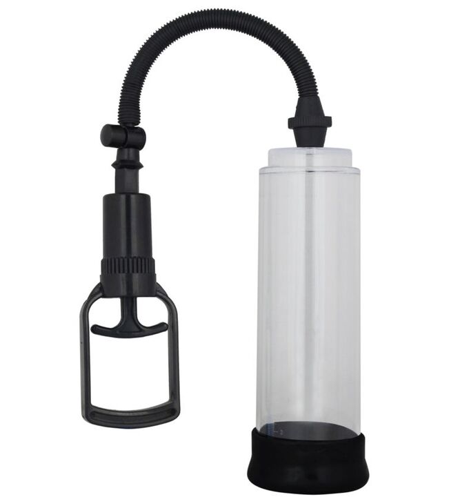 Vacuum pump to increase penis size