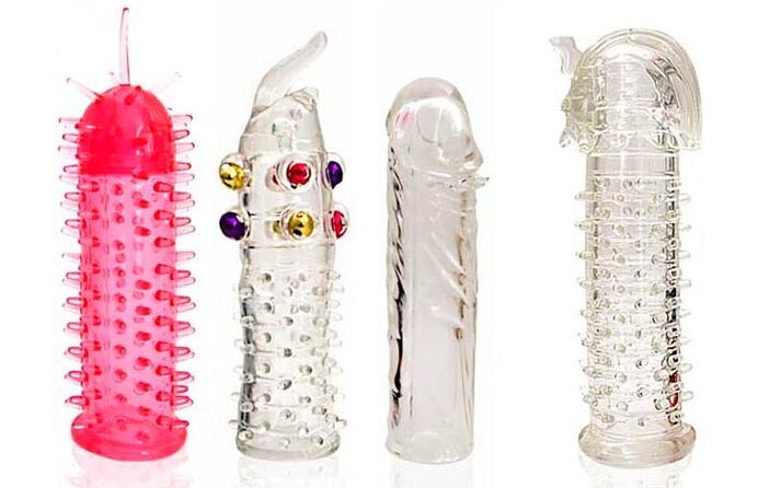 Various accessories to increase penis size during sex